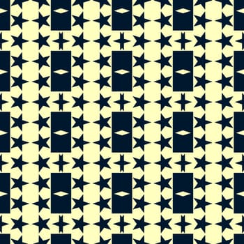 Digital computer graphic - decorative ornament with a stars for design.