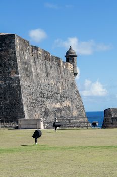 Castillo de San Cristobal, in Old San Juan, Puerto Rico.