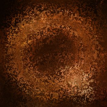 Dark brown  abstract rusted background