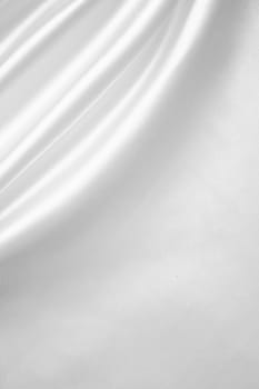 Smooth elegant white silk can use as wedding background 