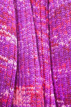 Colorful pink and magenta wool fabric