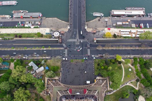 From a unique view of the Eiffel tower in Paris