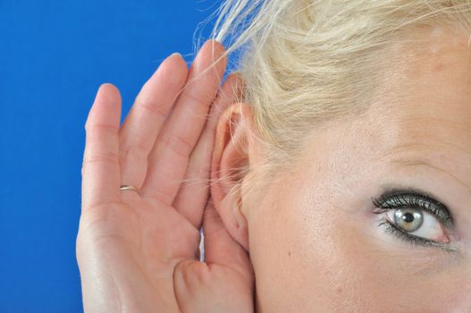 Woman hearing