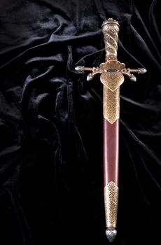 smart dagger of the medieval soldier. It was used for hunting