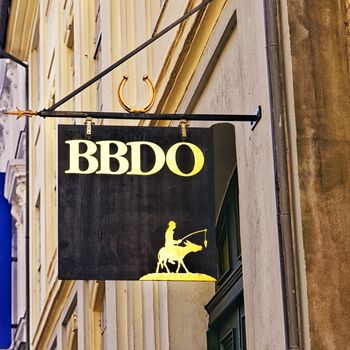 Signplate of BBDO agency in Copenhagen