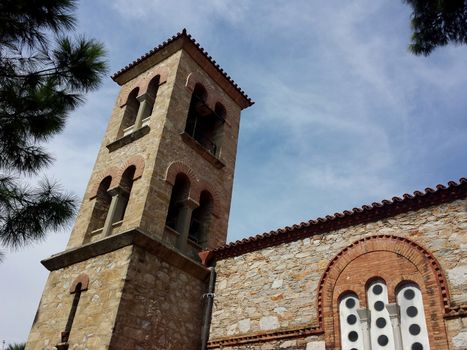 Side view of Saint Nicholas church in Chalandri, Athens, Greece.

Picture taken on October 7, 2014.