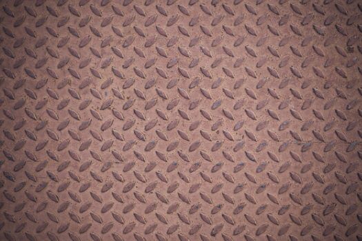 Metal seamless steel diamond plate texture pattern background