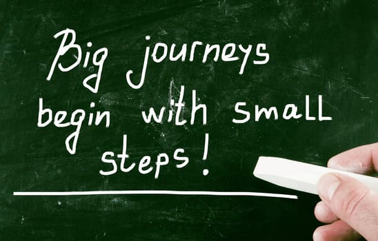 big journeys begin with small steps!