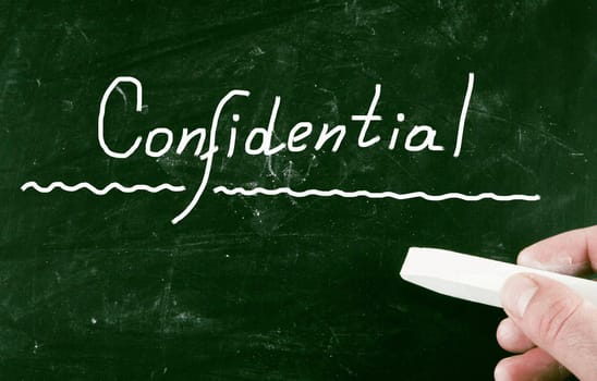confidential concept