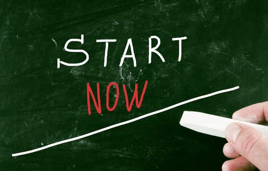 start now concept