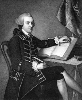 John Hancock (1737-1793) on engraving from 1835. Merchant, smuggler, statesman and prominent Patriot of the American Revolution. Engraved by I.B.Forrest and published in ''National Portrait Gallery of Distinguished Americans Volume II'',USA,1835.