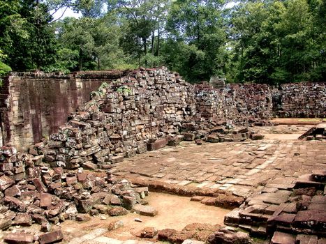 Ancient ruins in Cambodia.
