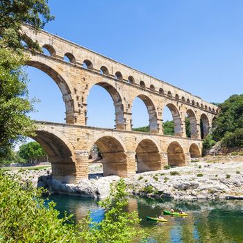 The Roman architects and hydraulic engineers who designed this bridge, created a technical as well as an artistic masterpiece.