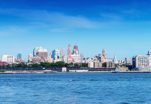 Buildings of New York. Manhattan skyline.