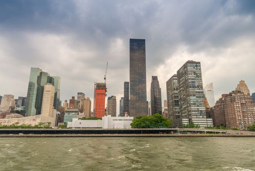 Buildings of New York. Manhattan skyline.