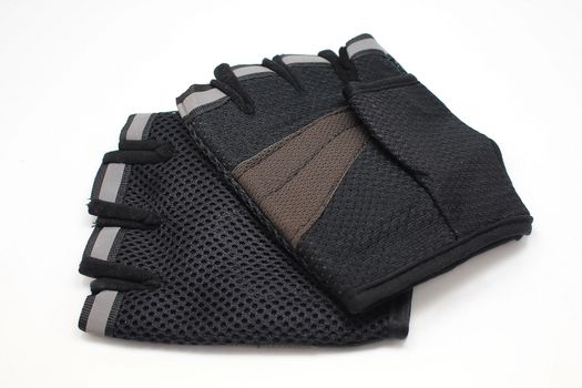 cycling gloves isolated on white background
