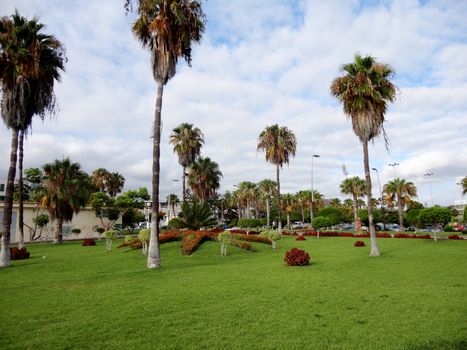 A view of a nice park in Costa adeje, Tenerife, Canary Islands, Spain.

Picture taken on July 23, 2011.