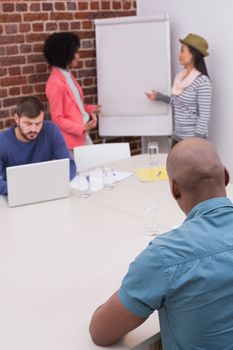 Creative business team in meeting at office