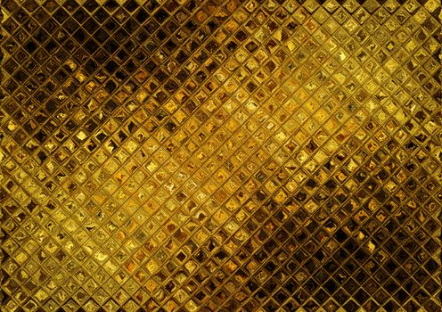 Luxury golden mosaic