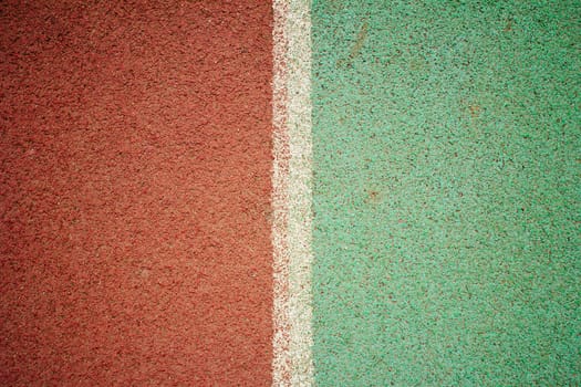 the runway on the sports field