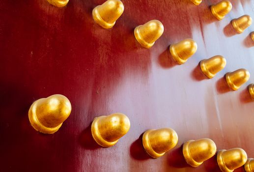 Copper rivet gate in The Forbidden City