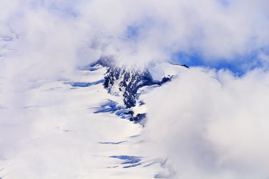 Mount Baker Under Clouds from Artist Point  Mount Baker Highway Snow Mountain Washington State Pacific Northwest