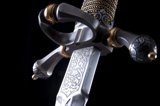 smart dagger of the medieval soldier. It was used for hunting