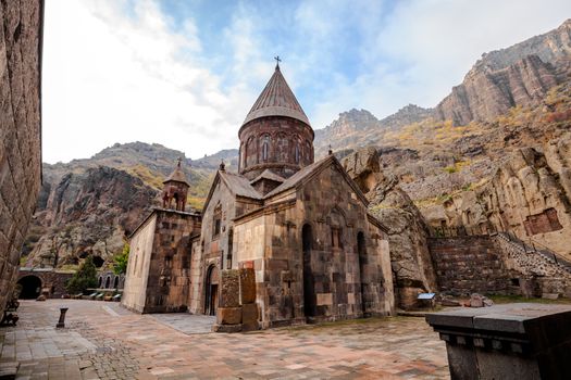 Geghardavank or geghard monastery is an orthodox christian monastery located in kotayk province of armenia