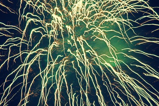 Firecrackers on occasion of Indian festival of lights, Diwali