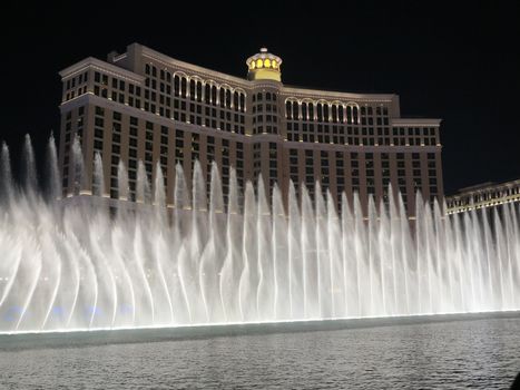 The Bellagio in Las Vegas with the Fountains