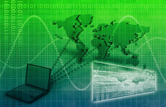 Science Research as a Tech Concept for Presentation 