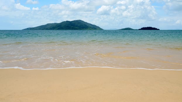 Summer time concept, Nice beach and sea