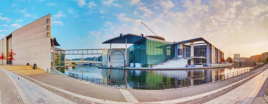 BERLIN - OCTOBER 3, 2014: Marie Elisabeth Luders Haus on October 3, 2014 in Berlin, Germany. The scientific service centre of the German Parliament is located in this building.