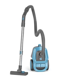 Vacuum cleaner on white background