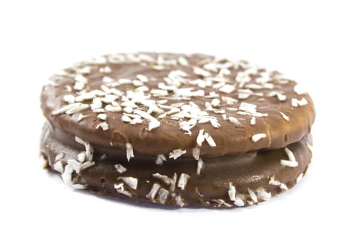 cookies biscuits. Isolated on a white background