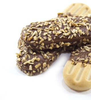 cookies biscuits. Isolated on a white background