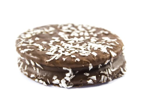 cookies biscuits. Isolated on a white background