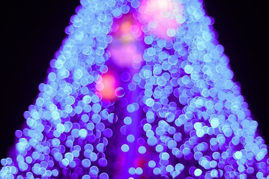 Colorful color lights bokeh background, Chrismas lights bokeh