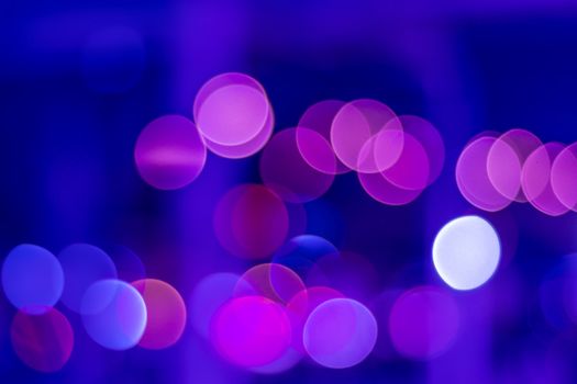 Christmas color lights bokeh background, abstract lights bokeh