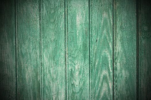 green painted real wooden texture with added vignette