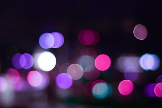 Colorful color lights bokeh background, Chrismas lights bokeh