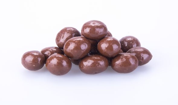 chocolate balls. chocolate balls on a background.