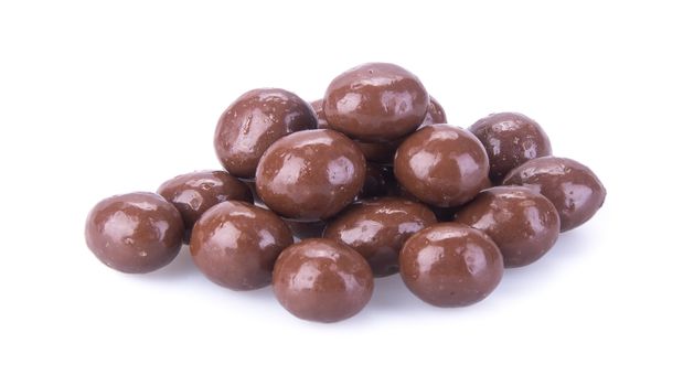 chocolate balls. chocolate balls on a background.