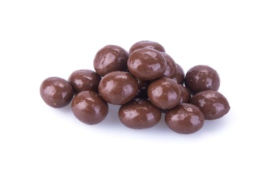 chocolate balls. chocolate balls on a background.