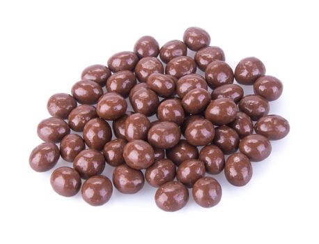 chocolate balls. chocolate balls on a background.