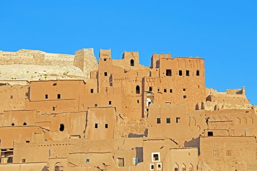 Clay kasbah Ait Benhaddou in Morocco
