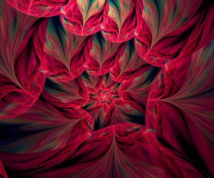 Computer generated fractal artwork for creative design, art and entertainment