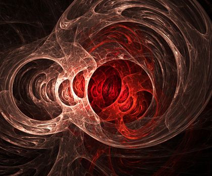 Computer generated fractal artwork for creative design, art and entertainment