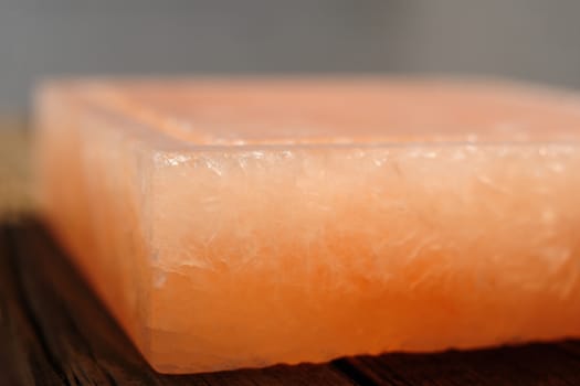 Himalayan pink salt block horizontal