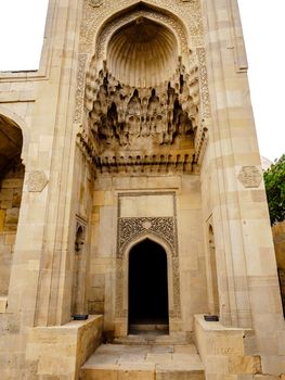 Entrance to Mausoleum of Shirvanshah in Baku, Azerbajjan